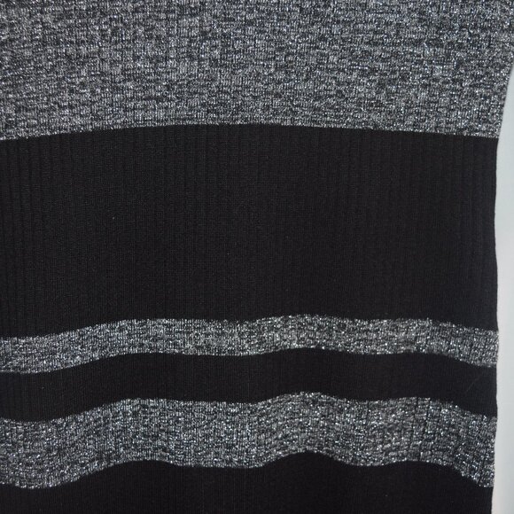 NWT NYC Sweater Dress, Gray/Black Stripes, Size 3X - Picture 3 of 8